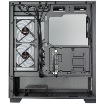 SilverStone ミニタワーケース Lucid 05 大胆な270°パノラマディスプレイを備えた精巧なATXケース SST-LD05-B-ARGB SILVER STONE(シルバーストーン)