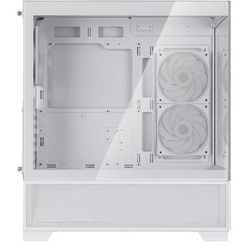SilverStone ミニタワーケース Lucid 05 大胆な270°パノラマディスプレイを備えた精巧なATXケース SST-LD05-W-ARGB SILVER STONE(シルバーストーン)