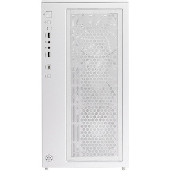 SilverStone ミニタワーケース Lucid 05 大胆な270°パノラマディスプレイを備えた精巧なATXケース SST-LD05-W-ARGB SILVER STONE(シルバーストーン)