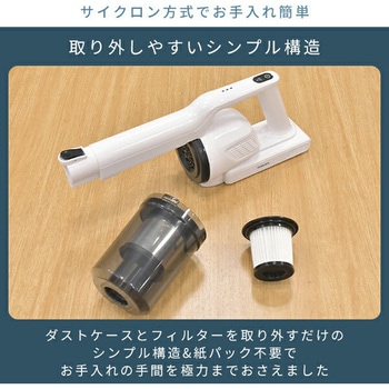 コードレス充電&サイクロン式スティッククリーナー YAMAZEN(山善)