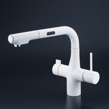 ビルトイン浄水器用シングルシャワー付混合栓(センサー) 電源 KM6131SCEC KVK