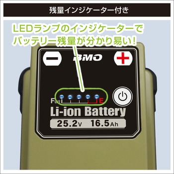 リチウムイオンバッテリー25.2V 16.5Ah/14.4V 26.4Ah BMO JAPAN(ビーエムオージャパン)
