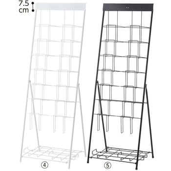 スマートカタログスタンドA4 2列7段 ストア・エキスプレス フロア用