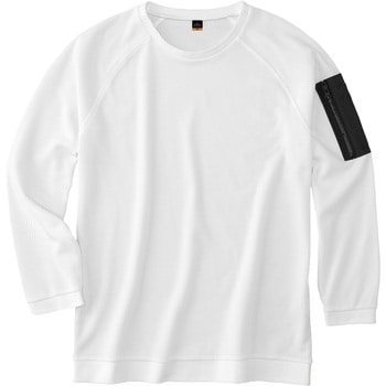 帯電防止ワッフル長袖Tシャツ 小倉屋