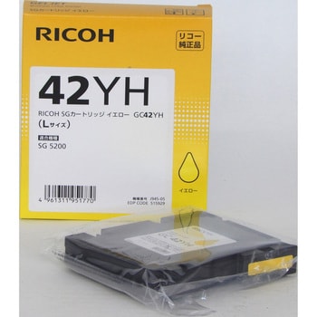 純正インクカートリッジ リコー GC42 リコー(RICOH) リコー純正インク