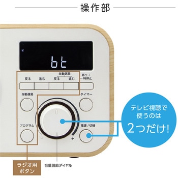 ラジオ付手元スピーカー 木聲(きこえ) ゼピール