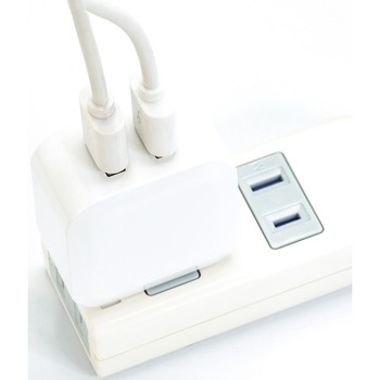 USB充電器3.4A USB-A 2ポート STAR Light