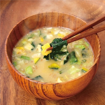 ごま香る緑黄野菜のおみそ汁 コスモス食品