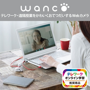WEBカメラ PCカメラ 高画質 200万画素 マイク内蔵 犬型 アニマル エレコム
