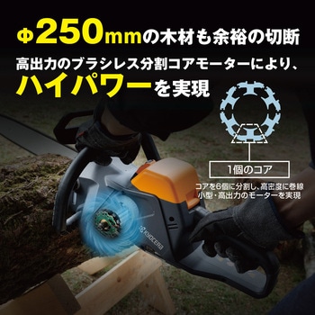 充電式チェンソー 京セラ(旧RYOBI電動工具)