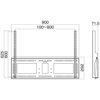 薄型テレビ壁掛金具 HAMILeX(ハミレックス)