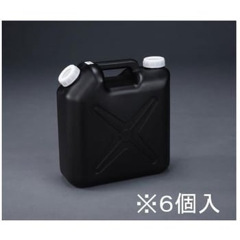 ポリタンク 黒 EA508ATシリーズ エスコ ポリタンク/扁平缶 【通販