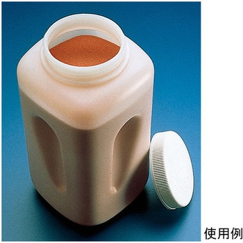 広口角型ボトル HDPE 4L Thermo Scientific Nalgene