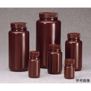 広口褐色軽量ボトル HDPE DS2185シリーズ Thermo Scientific Nalgene