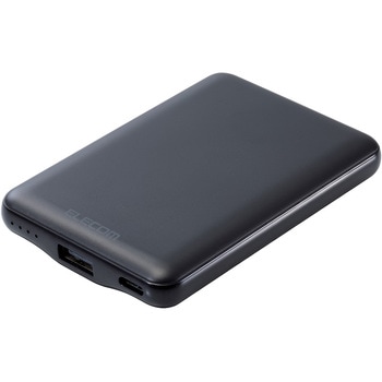 モバイルバッテリー 5000mAh 軽量 小型 最大15W 入出力(Type-C×1) 出力(USB-A×1) PSE適合 エレコム