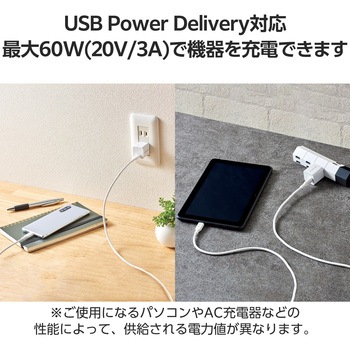 USB TypeCケーブル (タイプC to C) PD 60W 断線しにくい シリコン素材 やわらかい エレコム