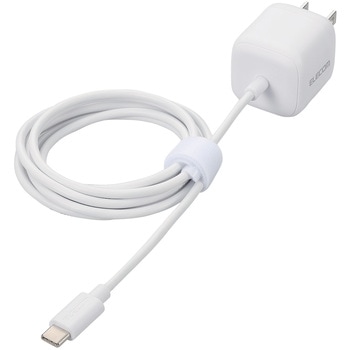 Type-C充電器 PD 20W TypeCケーブル一体 【iPhone iPad Android スマホ タブレット その他機器対応】 エレコム