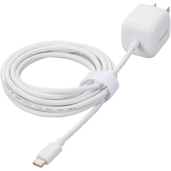Type-C充電器 PD 20W TypeCケーブル一体 【iPhone iPad Android スマホ タブレット その他機器対応】 - エレコム