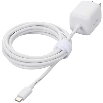 Type-C充電器 PD PPS 30W TypeCケーブル一体 【MacBook Air iPhone iPad Android その他機器対応】 エレコム