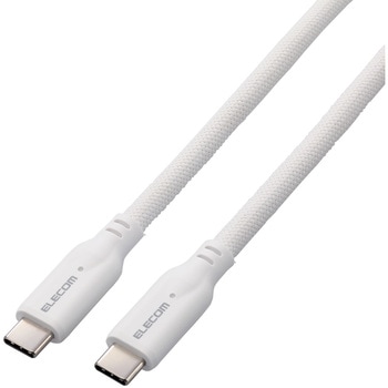 タイプCケーブル (Type-C to C) PD 100W USB10Gbps準拠 断線しにくい シリコンメッシュ エレコム