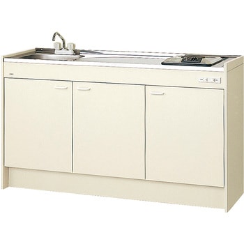 ミニキッチン ハーフユニット扉タイプ 間口150cm SUNWAVE(LIXIL)