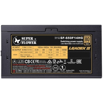 80PLUS GOLD認証電源 SUPERFLOWER