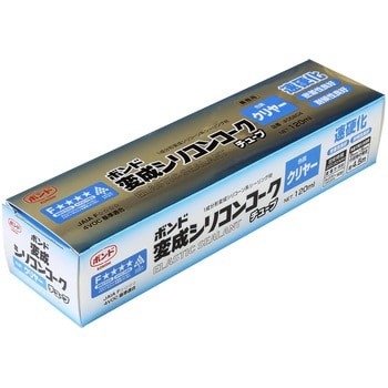 05804 変成シリコンコーク クリヤー チューブ 1本(120mL) コニシ