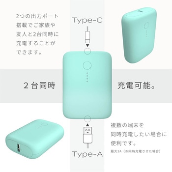 国内最小・最軽量PD対応 10000mAhモバイルバッテリー MOTTERU