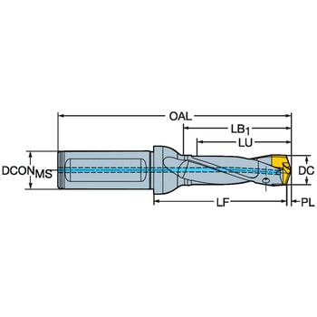 CoroDrill(R) 870 ヘッド交換式ドリル サンドビック
