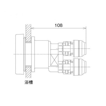 JS1Q型循環口 WLJクイック式13Aストレート オンダ製作所