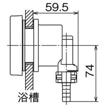 JS5Q-L10 JS5型循環口 タケノコ式アングル オンダ製作所 呼び径10A - 【通販モノタロウ】