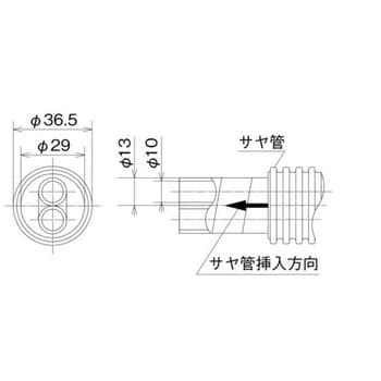 PEX10CT-S-50F カポリツインWサヤ管入 10Ax2 オンダ製作所 長さ50m 1個 PEX10CT-S-50F - 【通販モノタロウ】