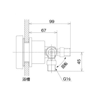 JS4型循環口 G1/2回転式 オンダ製作所
