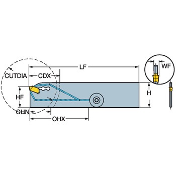 CoroCut(R) QD 突切り加工用ブレード サンドビック