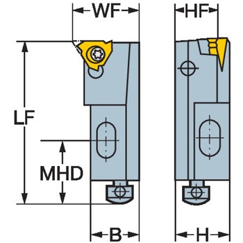 コロスレッド266 ねじ切り用カートリッジ サンドビック