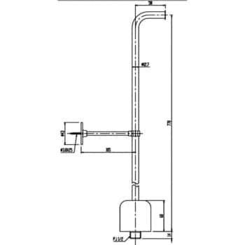 CF-480EW 床給水用水抜き給水 1個 LIXIL(INAX) 【通販モノタロウ】