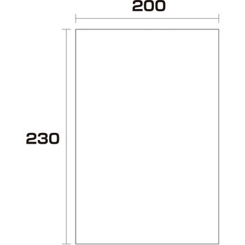 1000枚 200幅x長さ230mm ポリエチレン袋 厚み0.03 1セット(1000枚