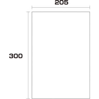 1000枚 205幅x長さ300mm ポリエチレン袋 厚み0.04 1セット(1000枚