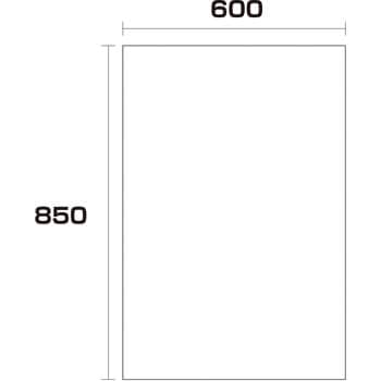 200枚 600幅x長さ850mm ポリエチレン袋 厚み0.04 1セット(200枚