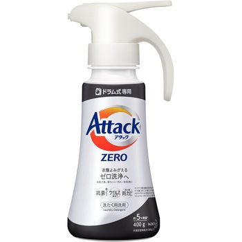 アタックzeroドラム式専用 花王 液体 本体 1本 400g 通販モノタロウ