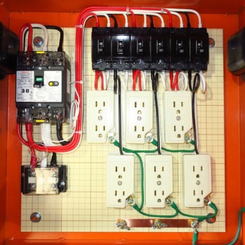 仮設電灯分電盤 セフティー電気用品 その他ボックス 【通販モノタロウ】