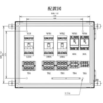 仮設動力分電盤 セフティー電気用品