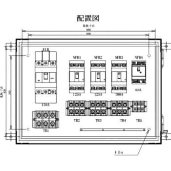 仮設動力分電盤 セフティー電気用品
