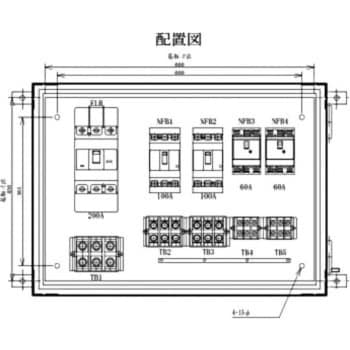 仮設動力分電盤 セフティー電気用品
