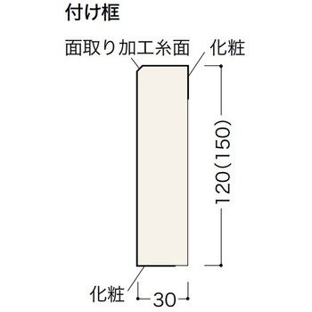付け框 化粧シートタイプ ノダ