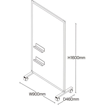 クロス・ホワイトボードパーティション TKM