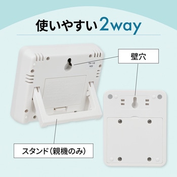 ワイヤレス温度湿度計ダブルエアー MAG