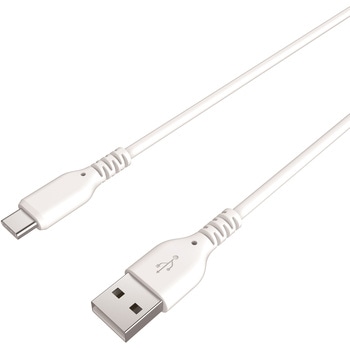 USB充電&同期ケーブル 1.2m A-C シリコーン - カシムラ