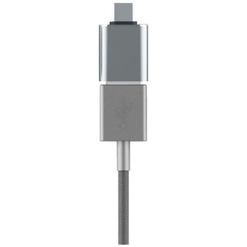 USB変換アダプタ USB-A→Type-C カシムラ