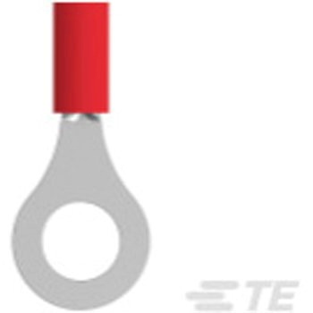 TE Connectivity 丸形圧着端子， スタッド径：M6， 赤 プラスティグリップ， 22AWG to 16AWG TE Connectivity Japan(旧:TYCOELECTRONICS(タイコエレクトロニクス))